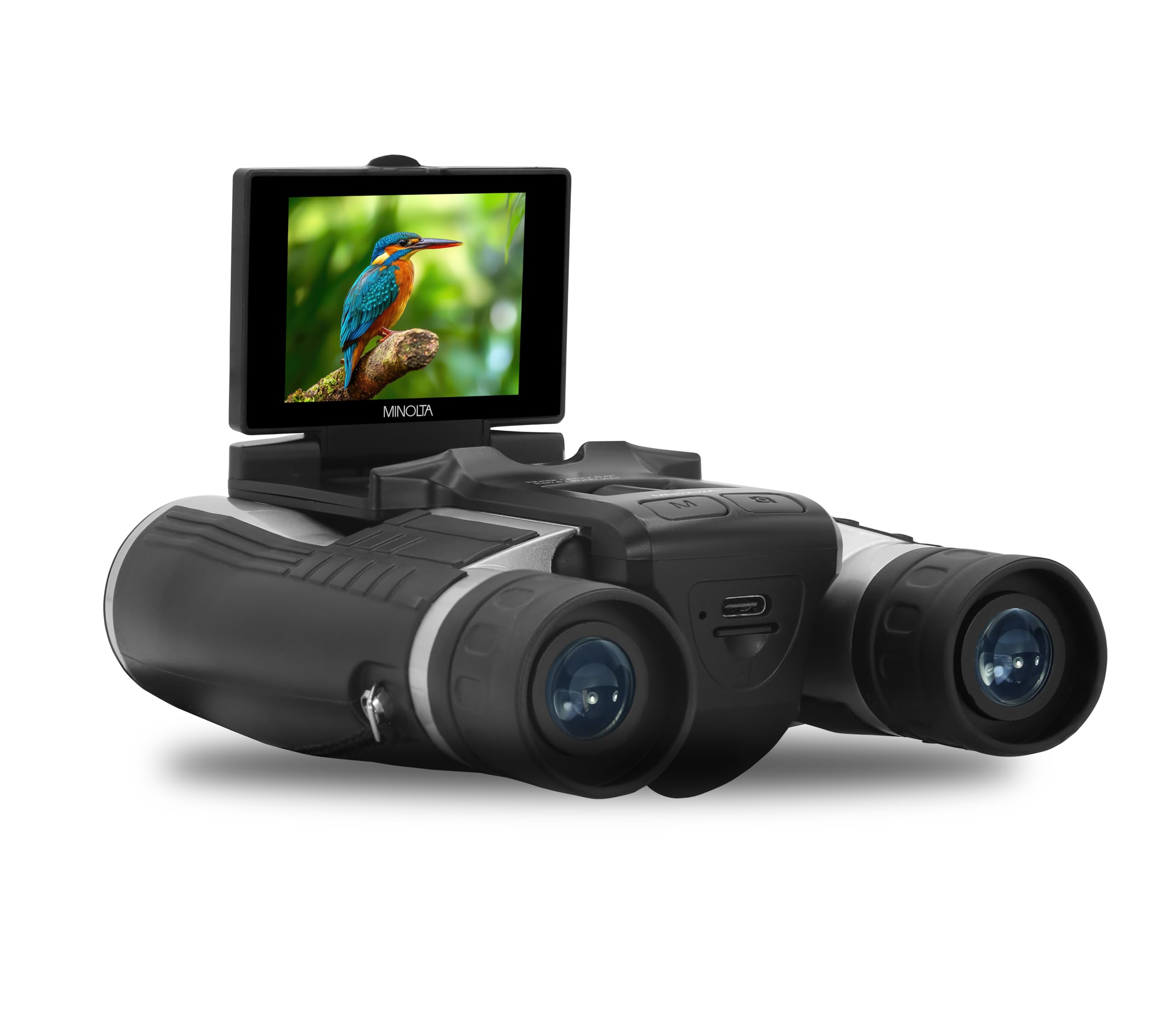 Amazon | Minolta 12x32 デジタル双眼鏡 - 4K UHDビデオカメラ、48MP